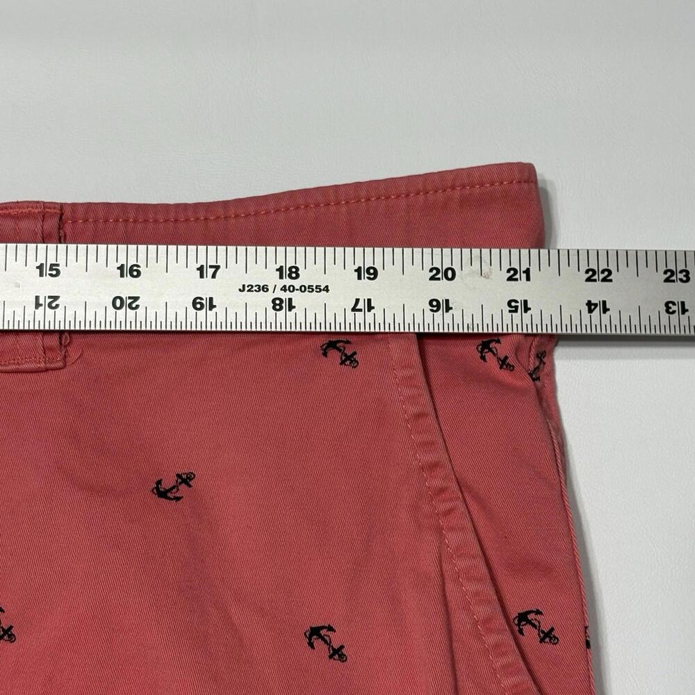 St. John's Bay Men's Size 42 Coral Anchor Print Comfort Stretch Shorts - Picture 6 of 9